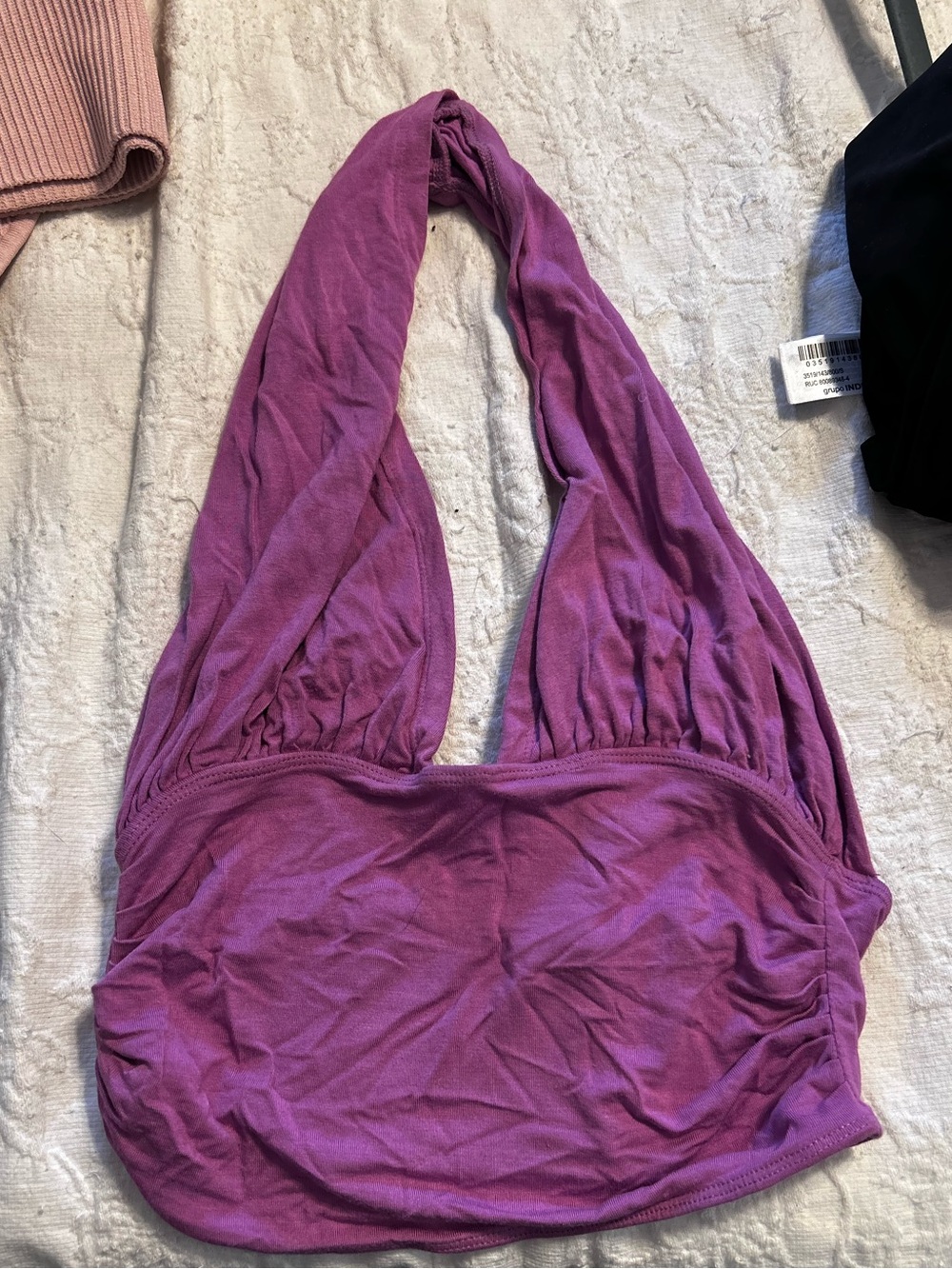 Free People Purple Halter Top